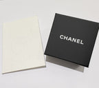 Chanel CC Logo Rhinestone P Metal Earrings Gold Plated — view 7
