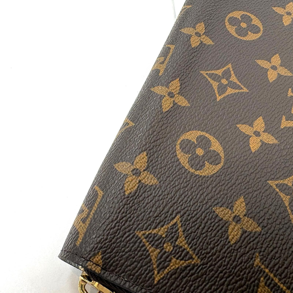 Louis Vuitton Zippy Wallet Monogram Azur Blue Long Canvas — view 4