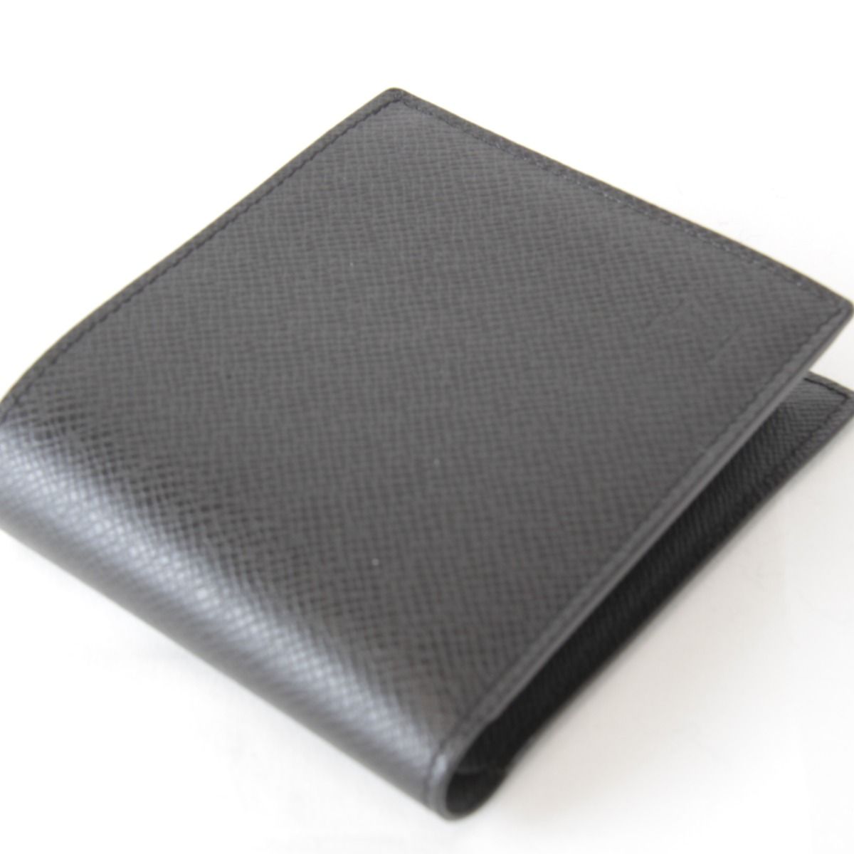 Louis Vuitton Portefeuille Marco Bifold Wallet Taiga Black — view 5