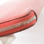 Hermes Some Defects Azap Silk'in Wallet Leather Silk Red — view 6