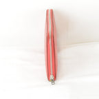 Hermes Some Defects Azap Silk'in Wallet Leather Silk Red — view 3