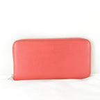 Hermes Some Defects Azap Silk'in Wallet Leather Silk Red — view 2