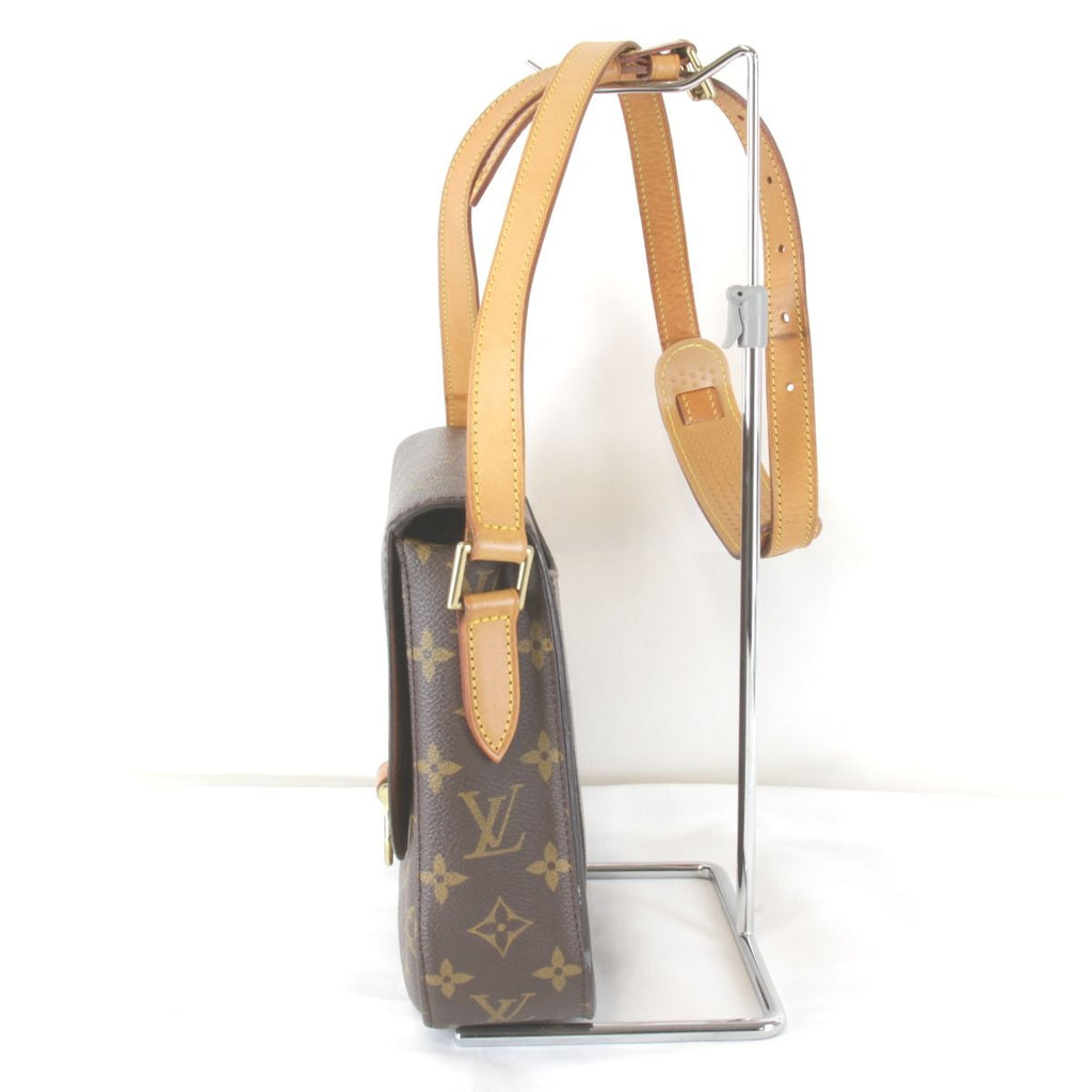 Louis Vuitton Monogram Saint-cloud GM Shoulder Bag Canvas Brown — view 3