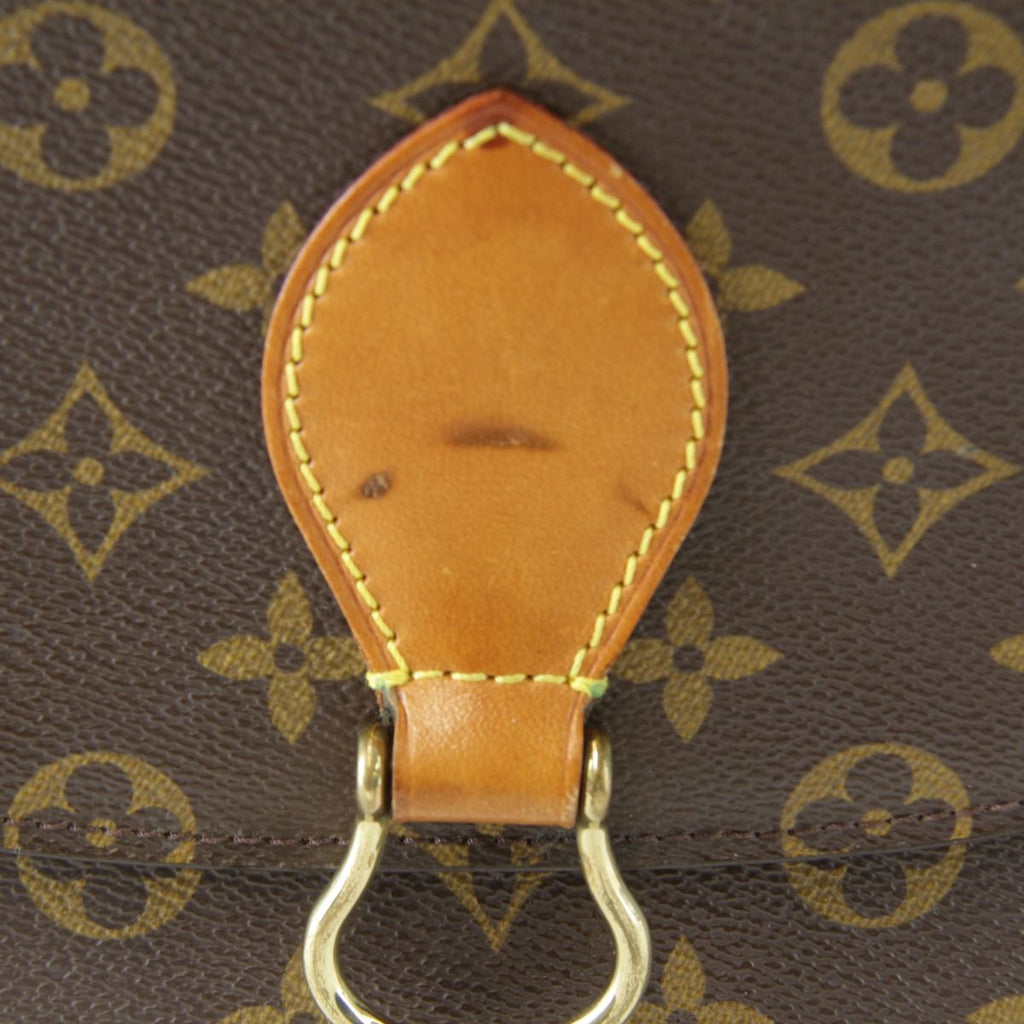 Louis Vuitton Monogram Saint-cloud GM Shoulder Bag Canvas Brown — view 6