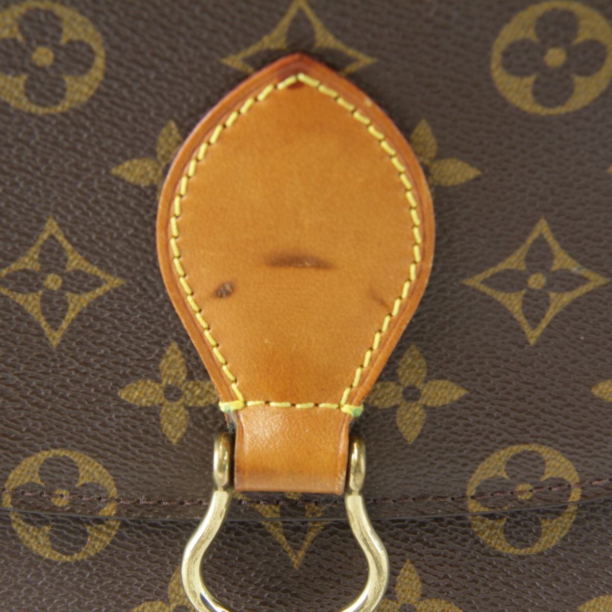 Louis Vuitton Monogram Saint-cloud GM Shoulder Bag Canvas Brown — view 6