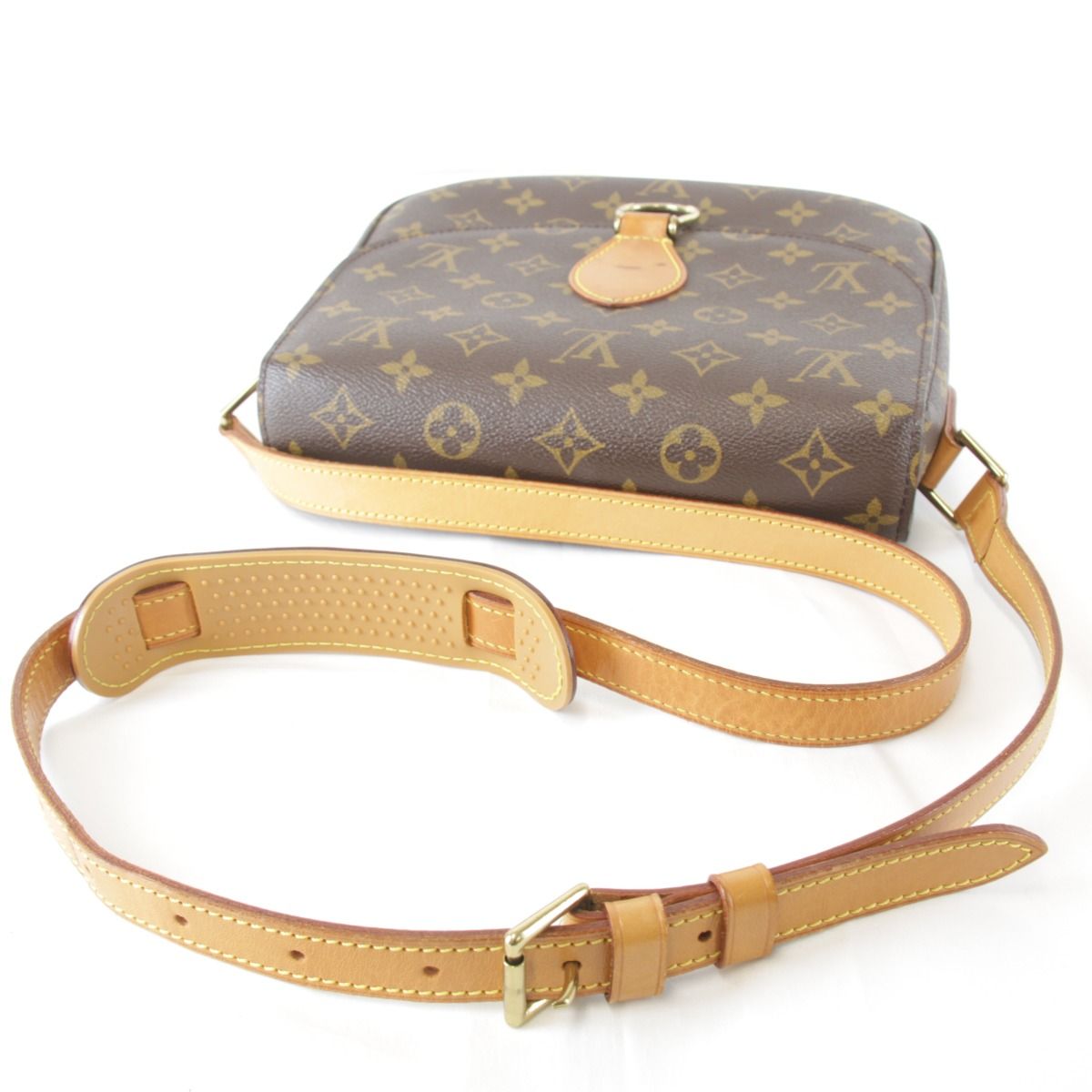 Louis Vuitton Monogram Saint-cloud GM Shoulder Bag Canvas Brown — view 5