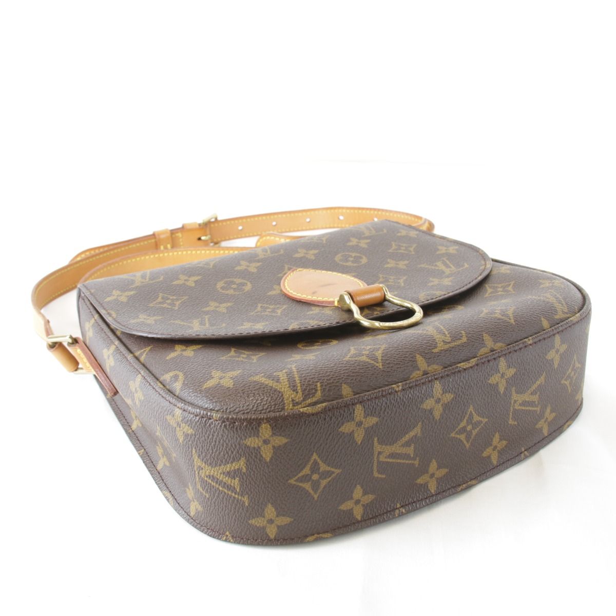 Louis Vuitton Monogram Saint-cloud GM Shoulder Bag Canvas Brown — view 4