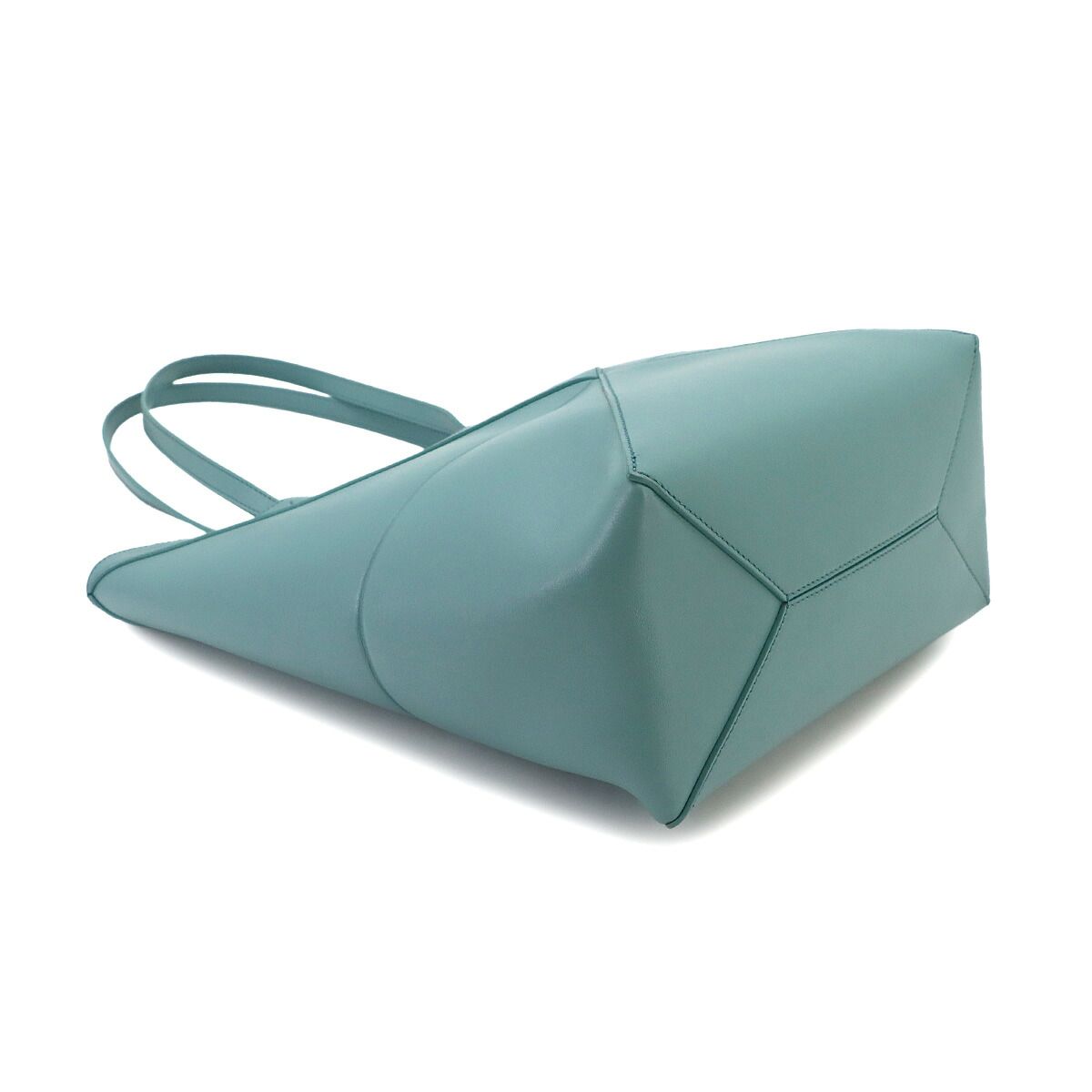 Loewe Puzzle Fold Tote Bag Medium Leather Water — view 4