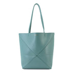 Loewe Puzzle Fold Tote Bag Medium Leather Water