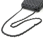 Chanel Mini Quilted Chain Shoulder Bag Lambskin Black — view 6
