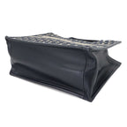 Dior Oblique Book Tote Bag Medium Canvas Navy — view 4