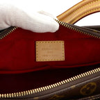 Louis Vuitton Monogram Viva-Cite MM Shoulder Bag Brown Gold — view 7