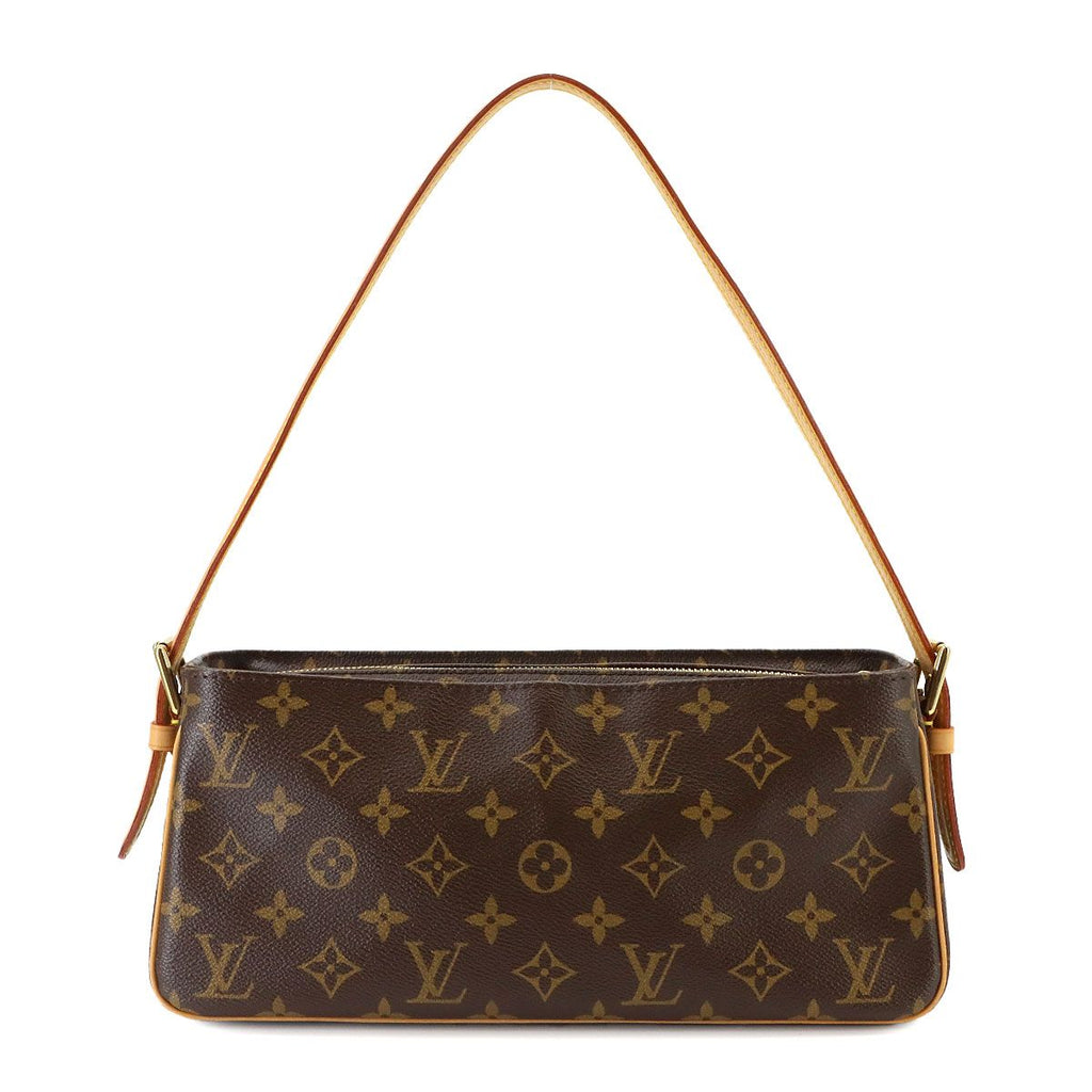 Louis Vuitton Monogram Viva-Cite MM Shoulder Bag Brown Gold — view 2