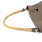 Hermes Mangeoire MM Hand Bag Taurillon Clemence Etoupe — view 5