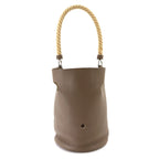 Hermes Mangeoire MM Hand Bag Taurillon Clemence Etoupe — view 2
