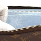 Louis Vuitton Monogram Zippy Wallet Zip Around Washed Blue — view 7