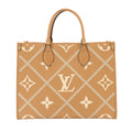 Louis Vuitton Bicolor Monogram Empreinte On The Go MM 2-Way Tote Shoulder Bag