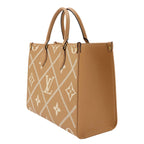 Louis Vuitton Bicolor Monogram Empreinte On The Go MM 2-Way Tote Shoulder Bag — view 4
