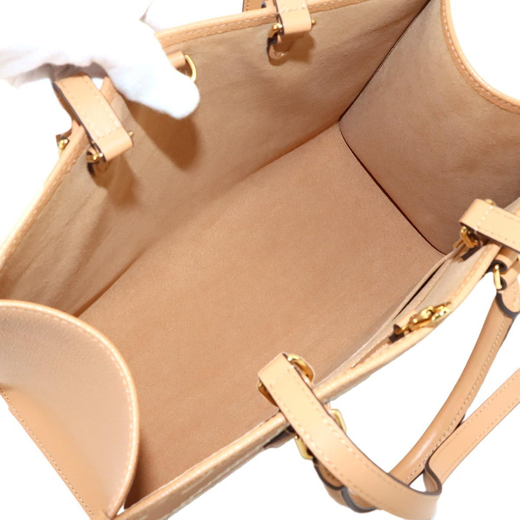 Louis Vuitton Bicolor Monogram Empreinte On The Go MM 2-Way Tote Shoulder Bag — view 7