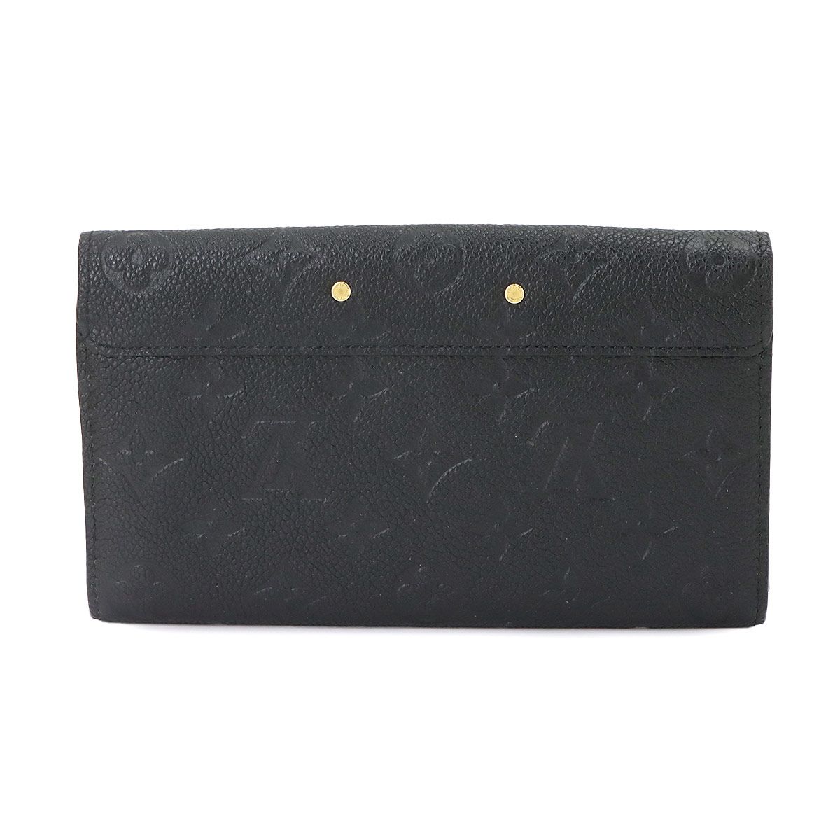Louis Vuitton Monogram Empreinte Portefeuille Metis Bifold Wallet Noir — view 3