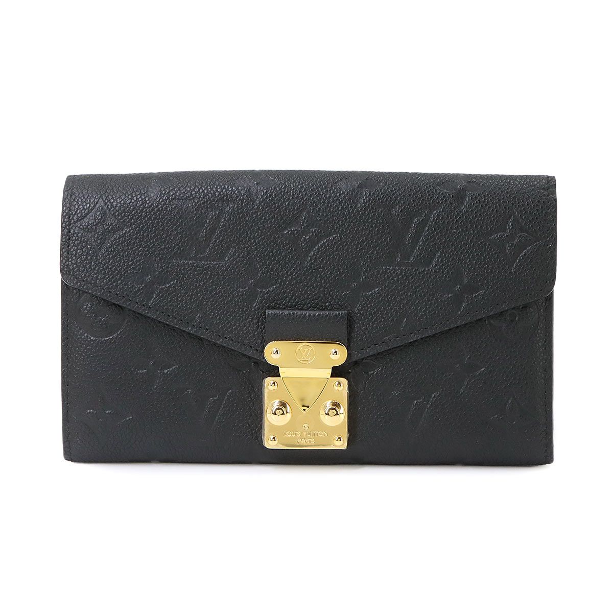Louis Vuitton Monogram Empreinte Portefeuille Metis Bifold Wallet Noir
