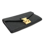 Louis Vuitton Monogram Empreinte Portefeuille Metis Bifold Wallet Noir — view 4