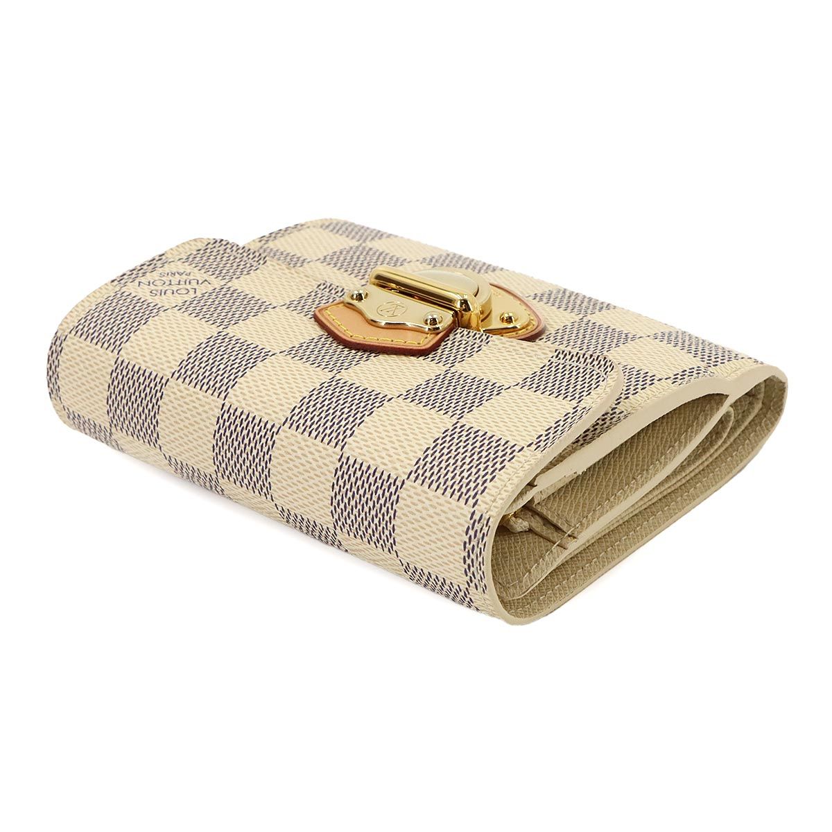 Louis Vuitton Damier Azur Portefeuille Joy Trifold Wallet Joy — view 5