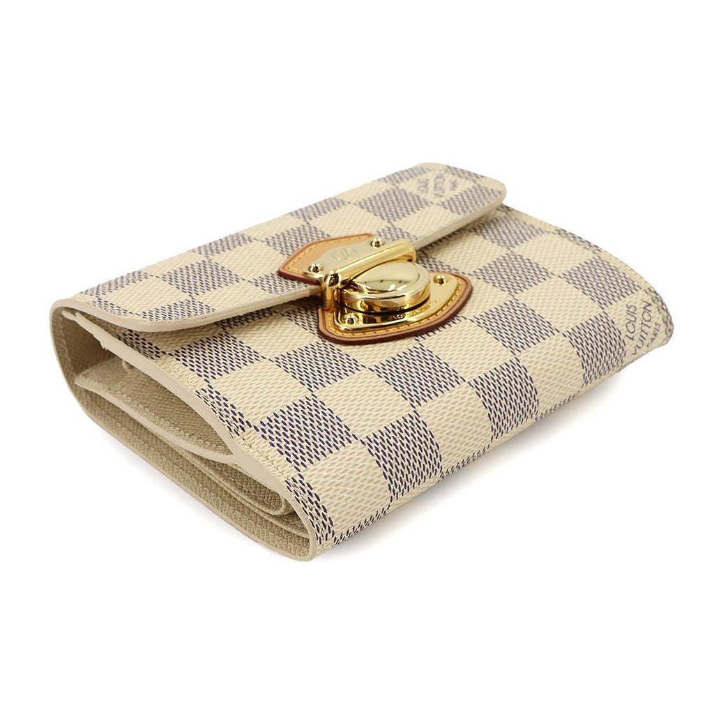 Louis Vuitton Damier Azur Portefeuille Joy Trifold Wallet Joy — view 4