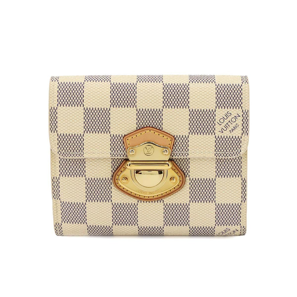Louis Vuitton Damier Azur Portefeuille Joy Trifold Wallet Joy