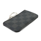 Louis Vuitton Damier Graphite Pochette Cles Coin Purse Key Case — view 4