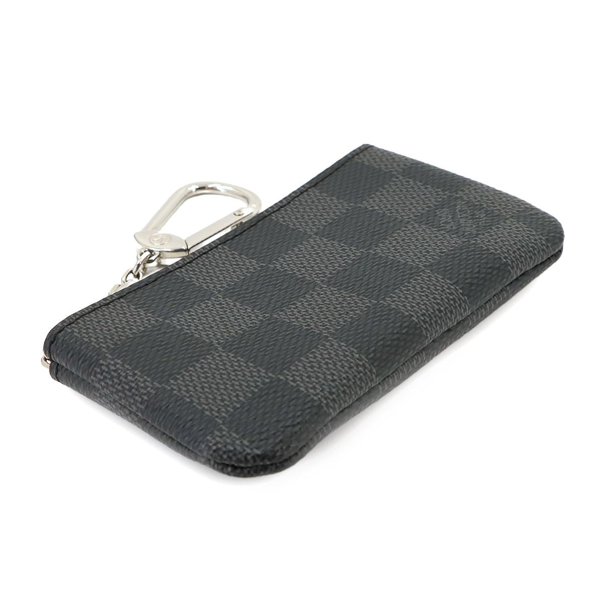 Louis Vuitton Damier Graphite Pochette Cles Coin Purse Key Case — view 4