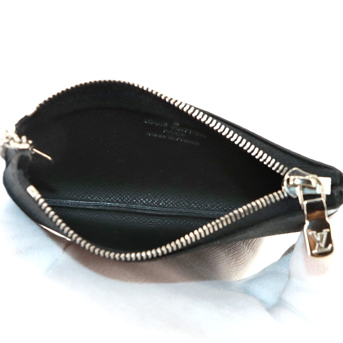 Louis Vuitton Damier Graphite Pochette Cles Coin Purse Key Case — view 6