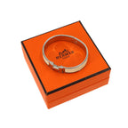 Hermes Clic H PM Bangle Ivory Silver Bracelet — view 2