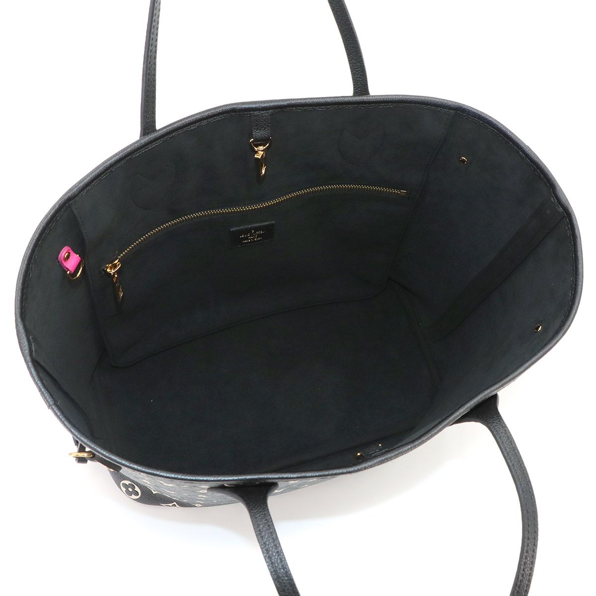 Louis Vuitton Monogram Empreinte Neverfull MM Tote Bag Black White — view 7