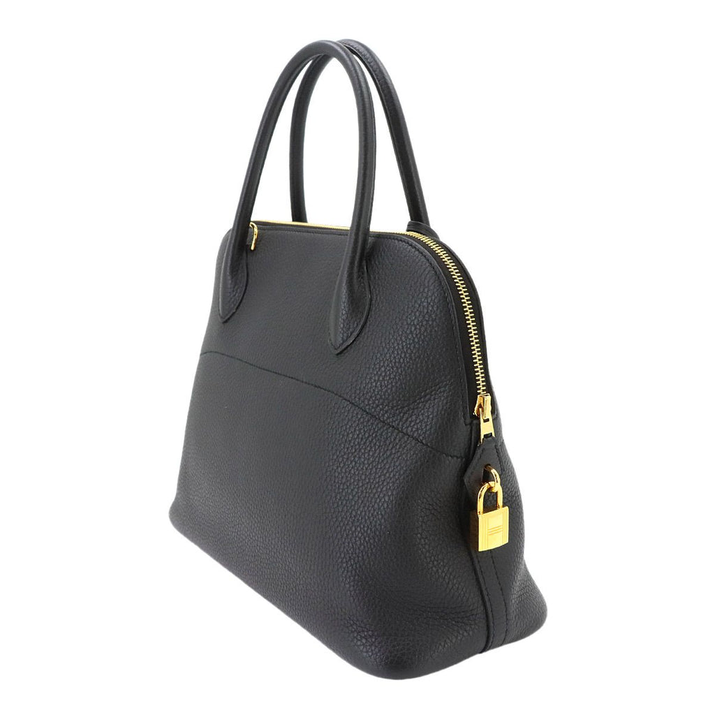 Hermes Bolide 31 2-Way Bag Taurillon Clemence Black Gold — view 4