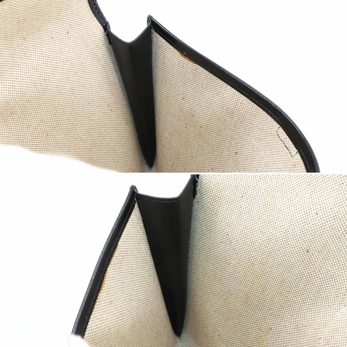 Hermes Jige PM Clutch Box Calf Black — view 8