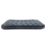 Bottega Veneta Intrecciato Zip Around Wallet Black Calfskin — view 6