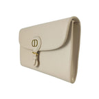 Dior Shoulder Bag Bobby East West Chain Wallet Beige Leather Gold — view 3