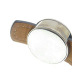 Hermes Sellier Looping Bracelet SS Leather Black Gold — view 8