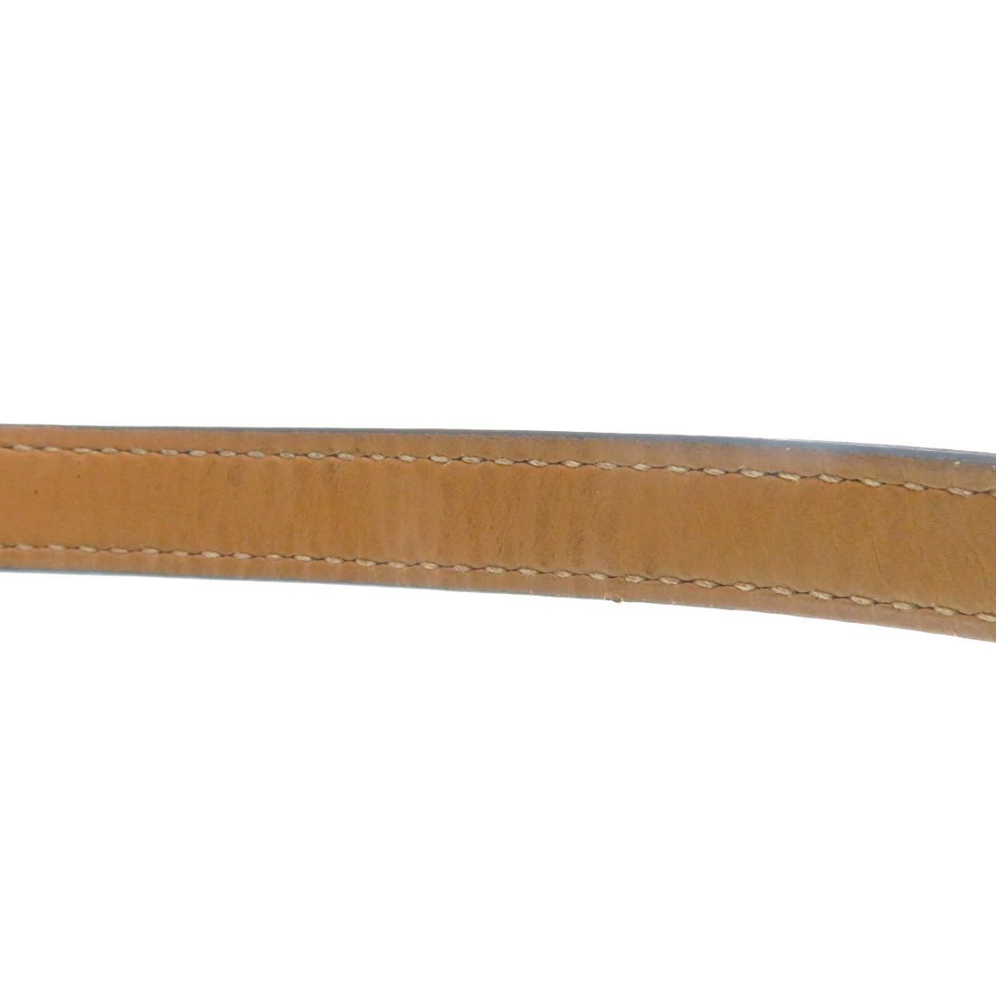 Hermes Sellier Looping Bracelet SS Leather Black Gold — view 5