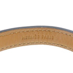 Hermes Sellier Looping Bracelet SS Leather Black Gold — view 4
