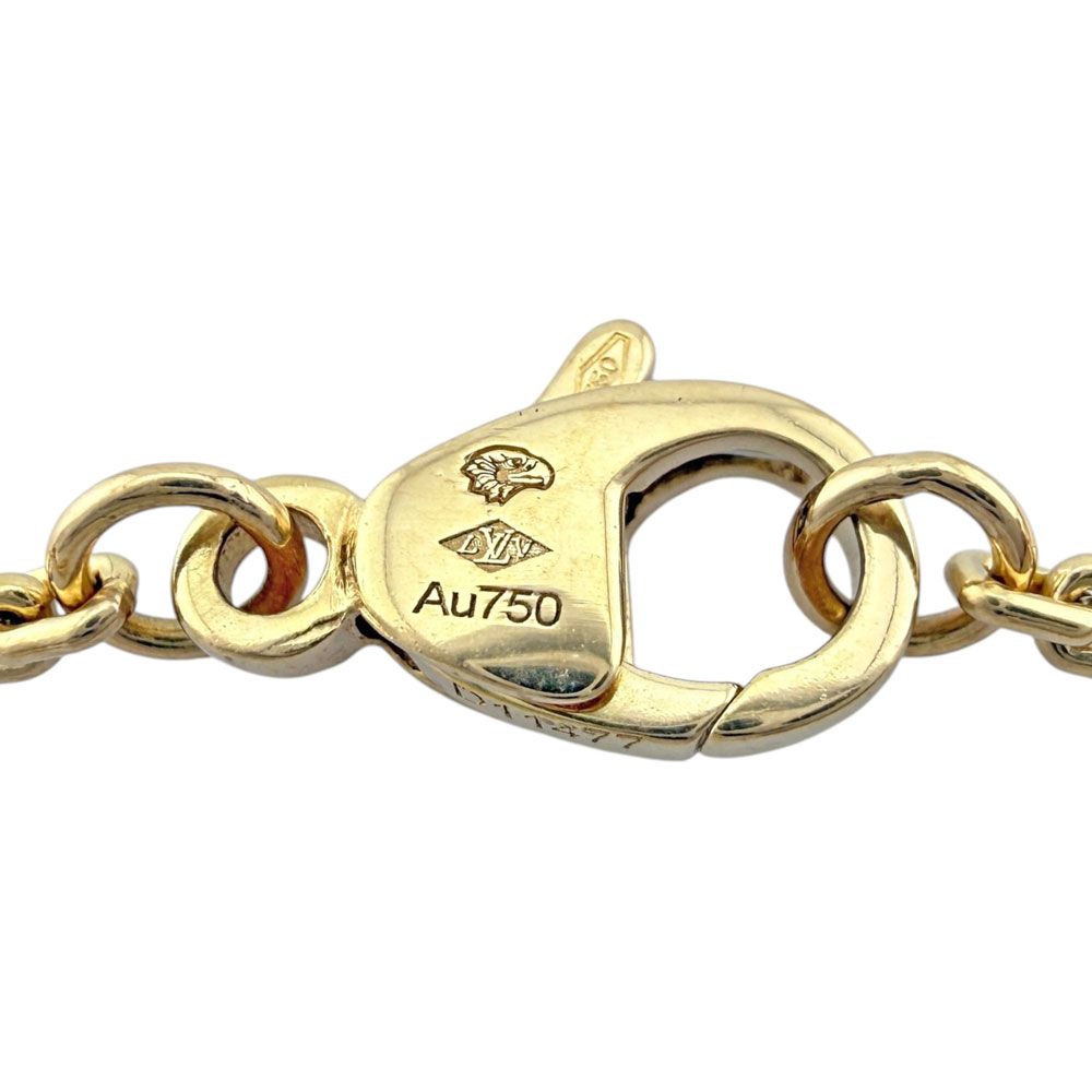 Louis Vuitton Pendentif Vault One Necklace 18k Yellow Gold Diamond — view 6