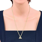 Louis Vuitton Pendentif Vault One Necklace 18k Yellow Gold Diamond — view 2