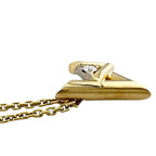 Louis Vuitton Pendentif Vault One Necklace 18k Yellow Gold Diamond — view 4