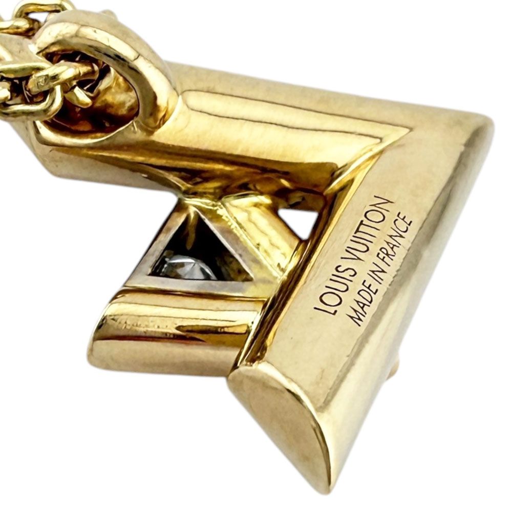 Louis Vuitton Pendentif Vault One Necklace 18k Yellow Gold Diamond — view 8