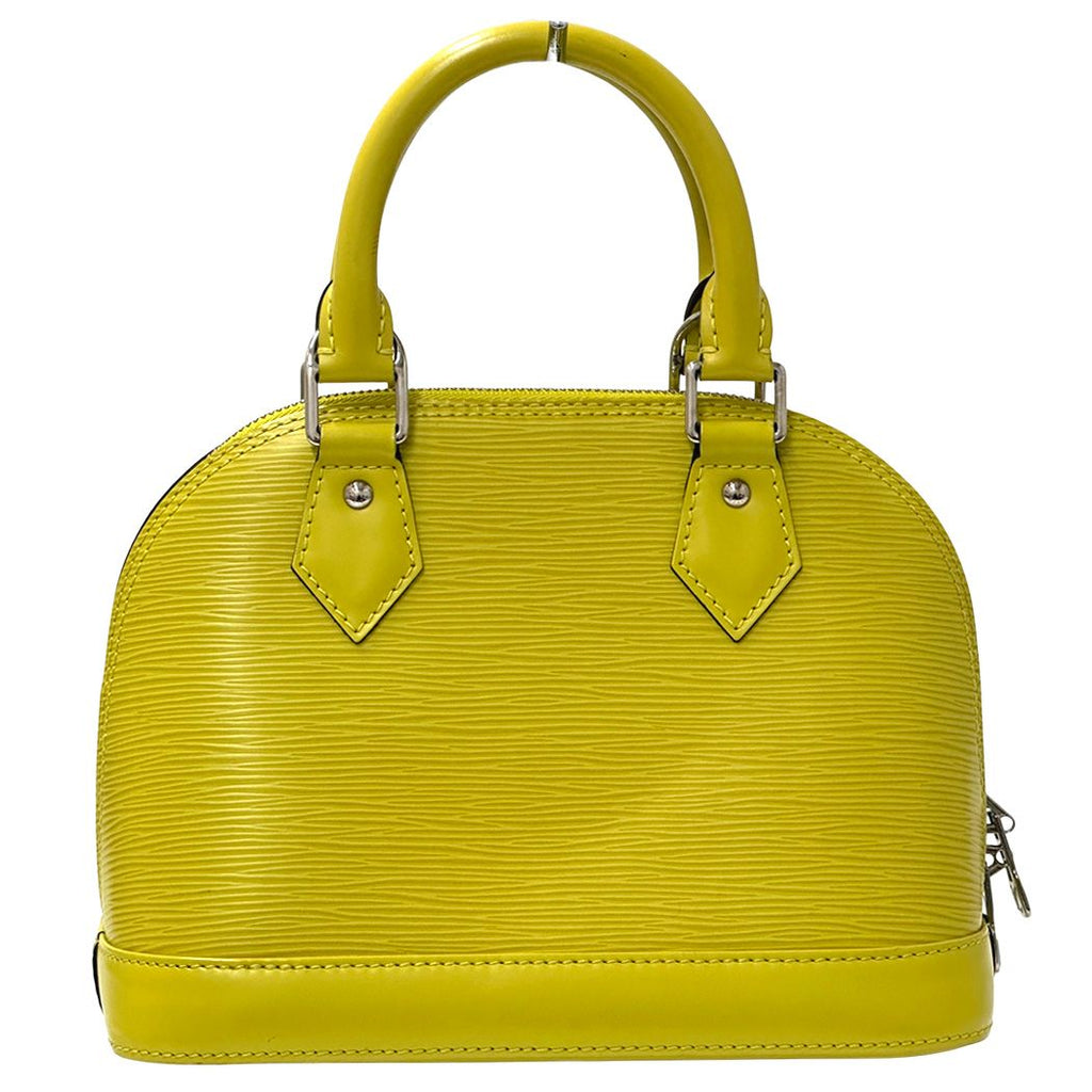 Louis Vuitton Epi 2-Way Shoulder Bag Alma BB Pistache Yellow Mini Small Handle — view 2