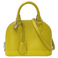 Louis Vuitton Epi 2-Way Shoulder Bag Alma BB Pistache Yellow Mini Small Handle
