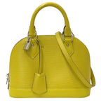 Louis Vuitton Epi 2-Way Shoulder Bag Alma BB Pistache Yellow Mini Small Handle