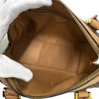 Celine Macadam 2-Way Shoulder Bag Brown Small Handle — view 5