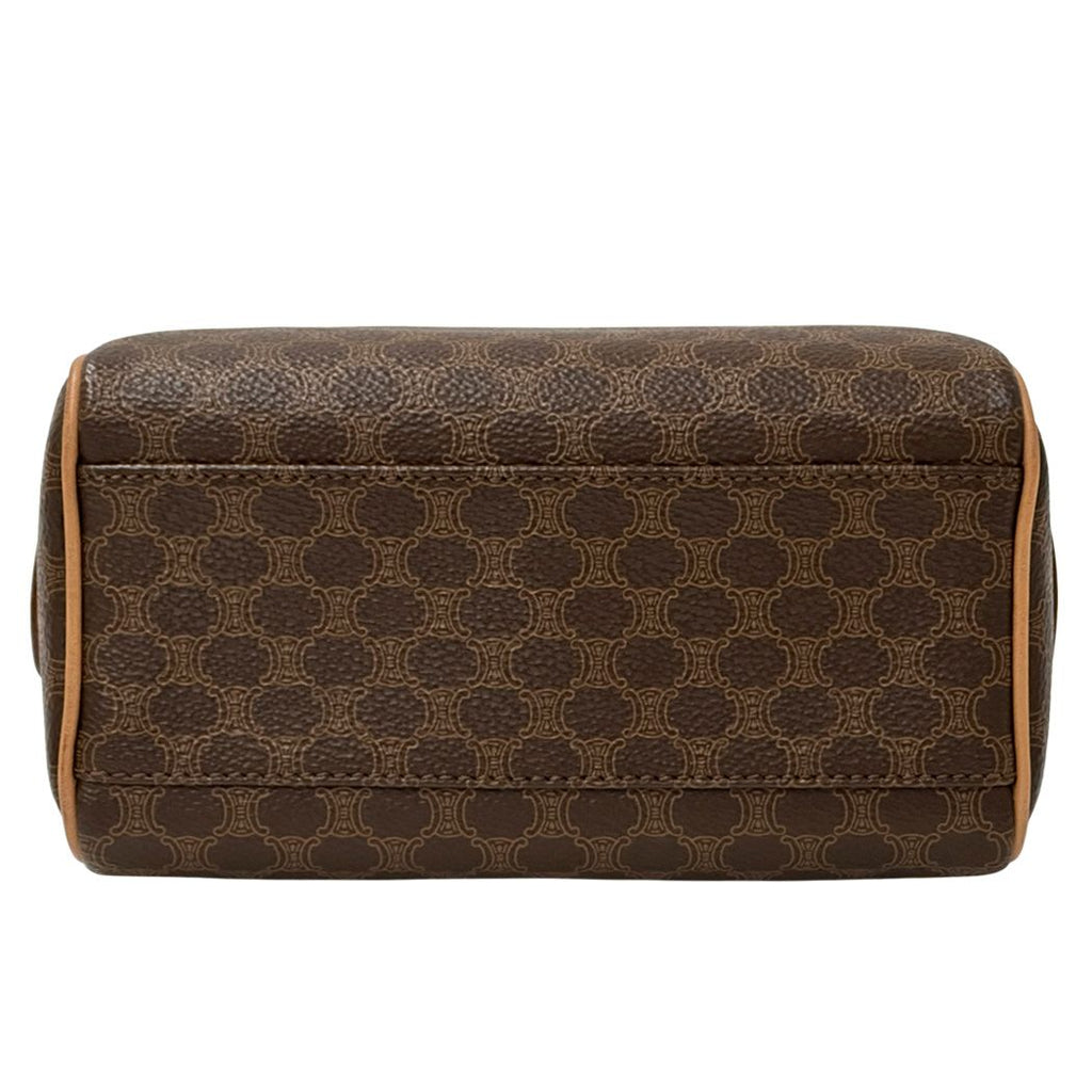 Celine Macadam 2-Way Shoulder Bag Brown Small Handle — view 3